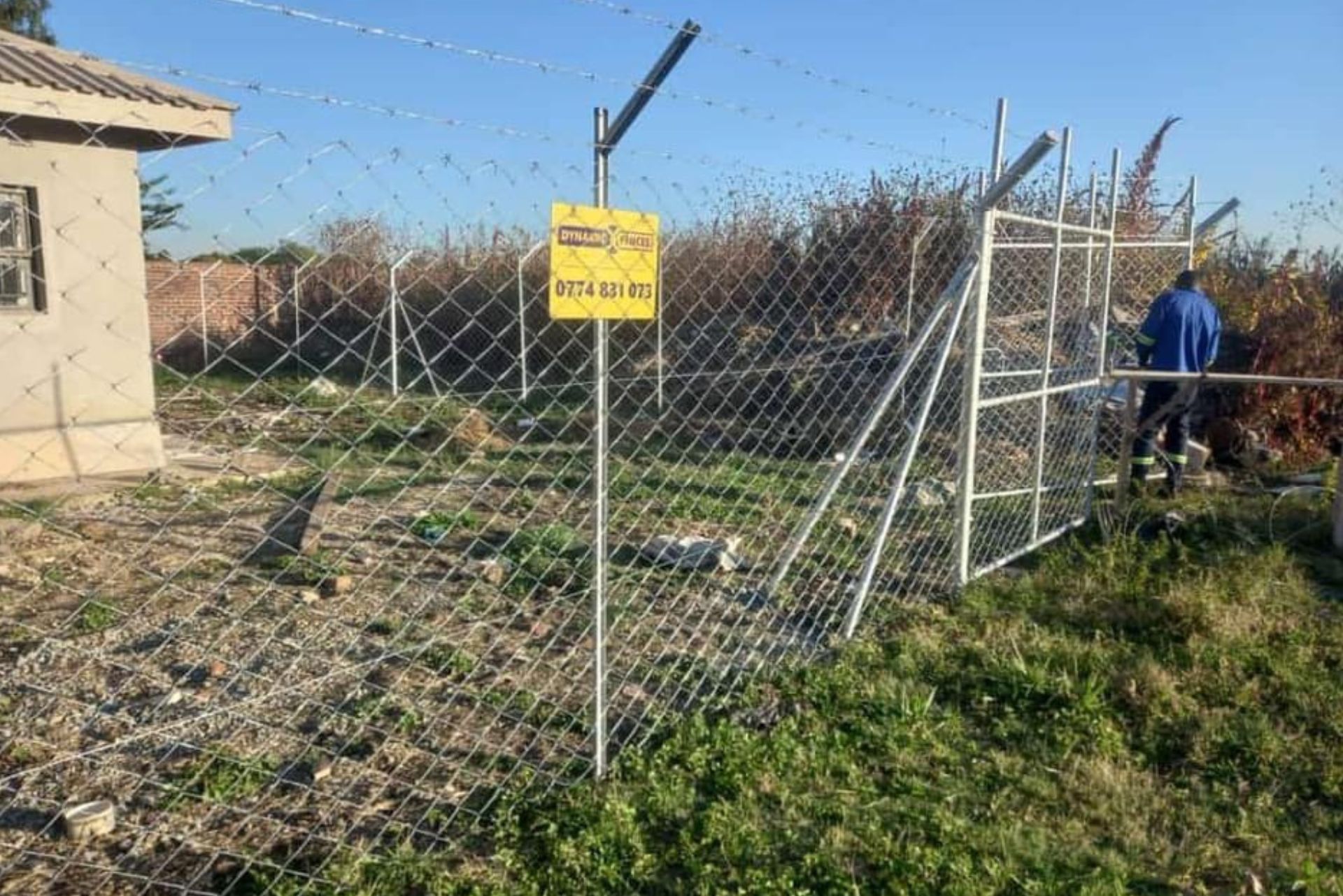 Diamond mesh perimeter fencing Zimbabwe