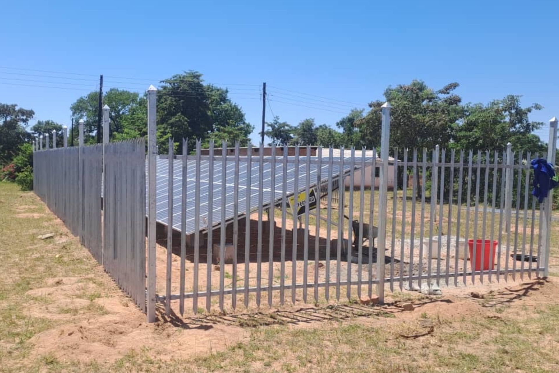 Palisade fencing industrial commercial Zimbabwe