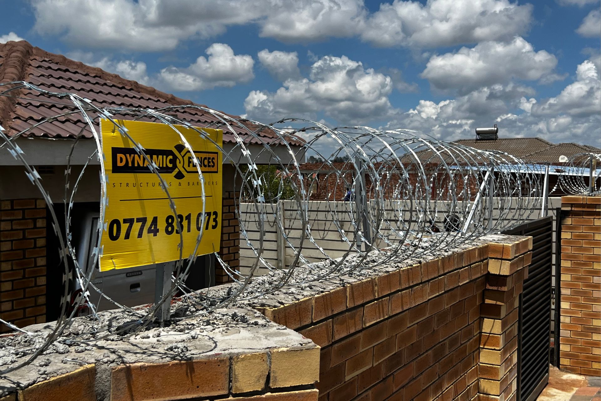 Razor wire security topping Zimbabwe